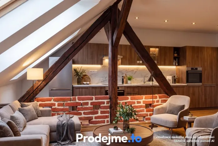 Prodej atypického bytu, Znojmo, 17. listopadu, 77 m2