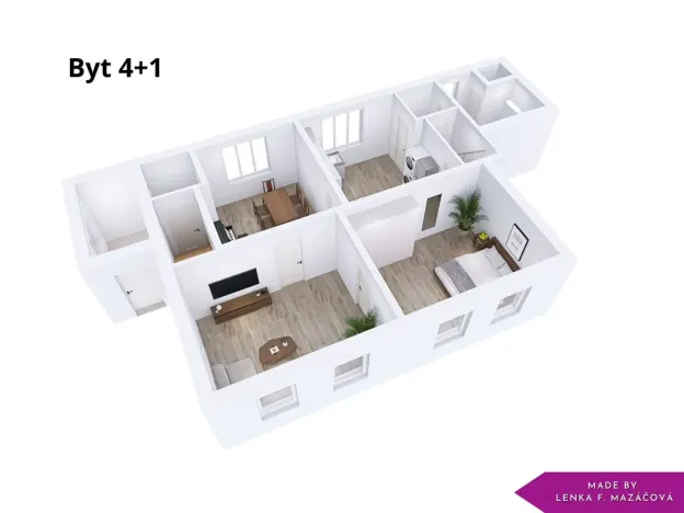 Prodej bytu 4+1, Olomouc - Nová Ulice, Čajkovského, 72 m2