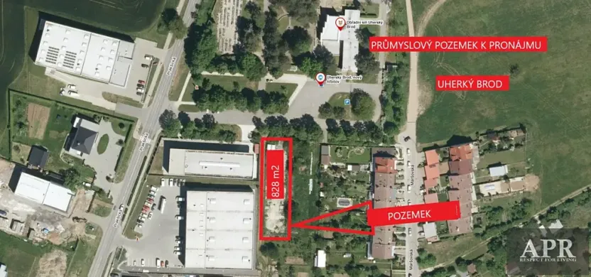 Pronájem komerční nemovitosti, Uherský Brod, 828 m2