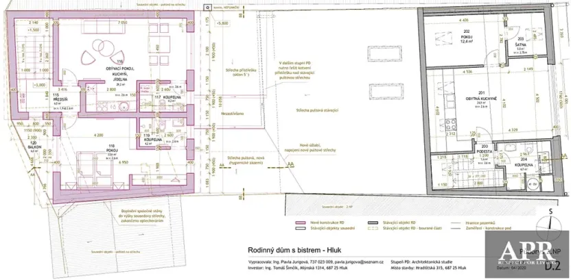 Prodej rodinného domu, Hluk, Hradišťská, 177 m2