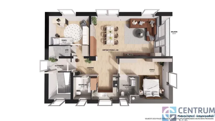Prodej bytu 4+kk, Jablonec nad Nisou, Máchova, 164 m2