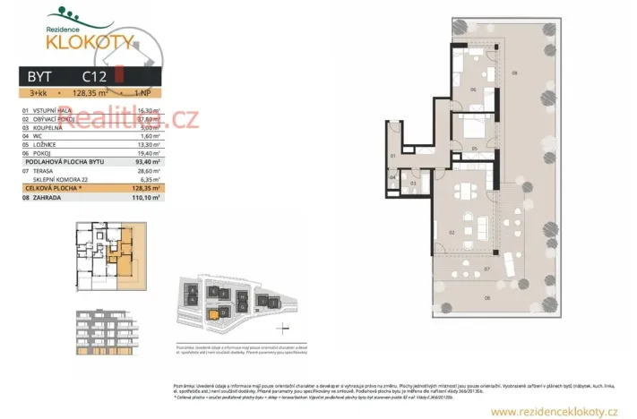 Prodej bytu 3+kk, Tábor - Klokoty, Jaroslava Vacka, 128 m2
