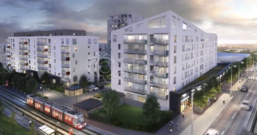 Pronájem bytu 2+kk, Praha - Hloubětín, Kolbenova, 46 m2