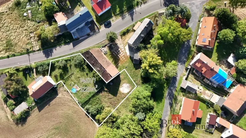 Prodej zahrady, Krásný Dvůr - Němčany, 1225 m2