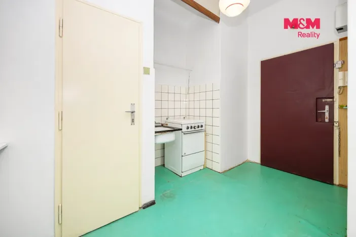 Prodej bytu 1+kk, Pardubice - Zelené Předměstí, Sladkovského, 31 m2