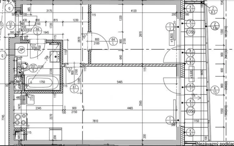 Pronájem bytu 2+kk, Praha - Holešovice, Argentinská, 60 m2