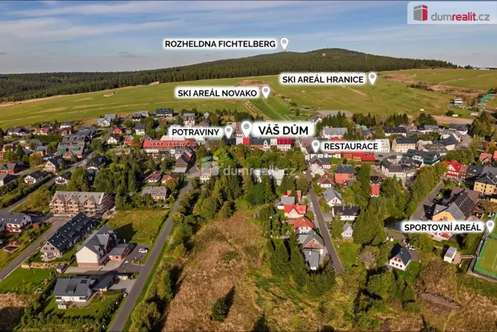 Prodej rodinného domu, Boží Dar, 180 m2