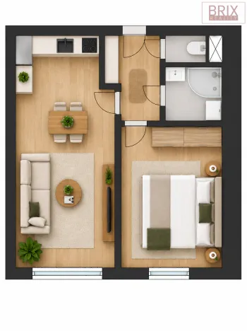 Prodej bytu 2+kk, Praha, Jaroslava Foglara, 42 m2