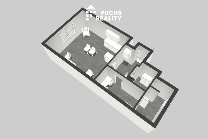 Prodej bytu 1+kk, Lanškroun - Žichlínské Předměstí, Dobrovského, 45 m2