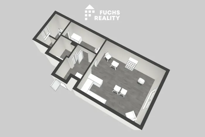 Prodej bytu 1+kk, Lanškroun - Žichlínské Předměstí, Dobrovského, 45 m2