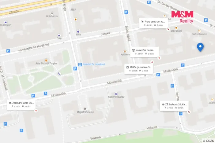 Pronájem bytu 2+kk, Karlovy Vary, Moskevská, 49 m2