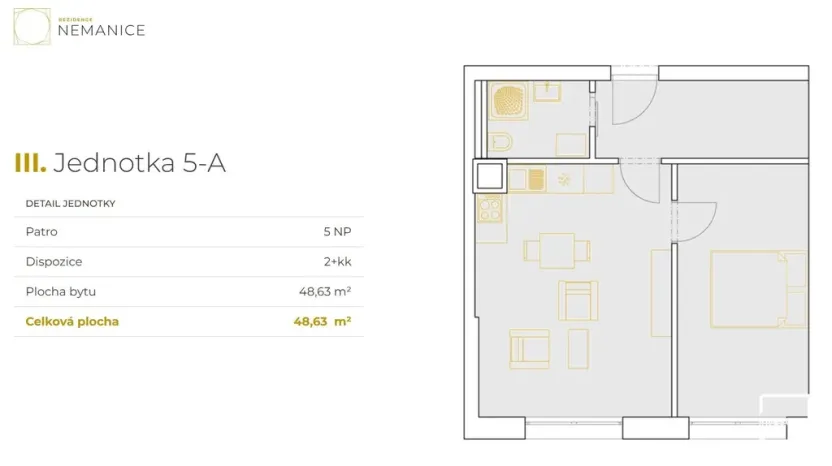 Prodej bytu 2+kk, České Budějovice - České Budějovice 3, K. Šatala, 46 m2