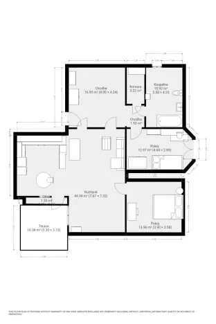 Pronájem bytu 3+kk, Brno, Vychodilova, 118 m2