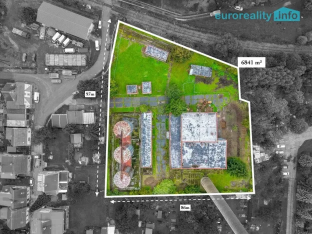 Prodej výrobních prostor, Nové Město pod Smrkem, Mánesova, 852 m2