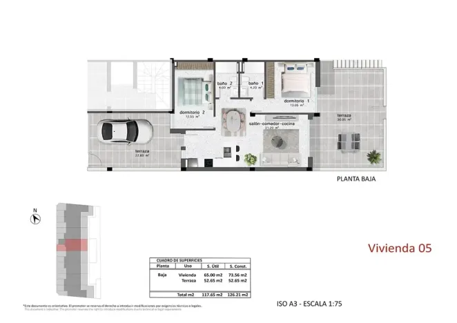 Prodej rodinného domu, Pilar de la Horadada, Španělsko, 73 m2
