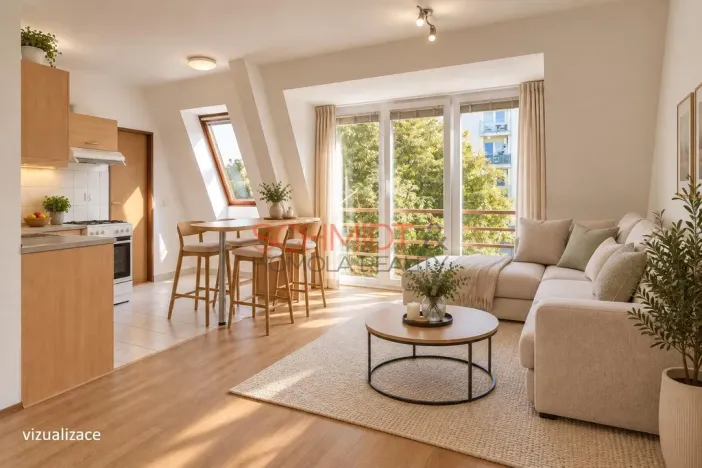 Prodej bytu 2+kk, Hustopeče, Husova, 55 m2