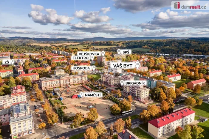 Prodej bytu 2+1, Ostrov, Lidická, 58 m2