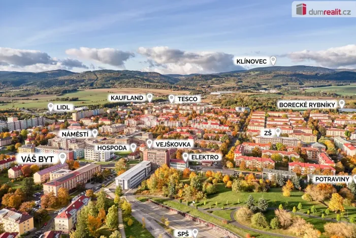 Prodej bytu 2+1, Ostrov, Lidická, 58 m2