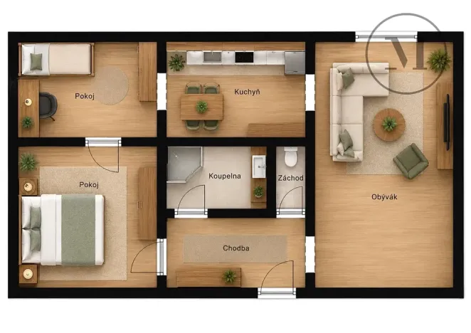 Prodej bytu 3+1, Dobšice, 73 m2