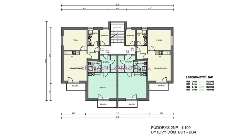Prodej bytu 2+kk, Nový Bor, 86 m2