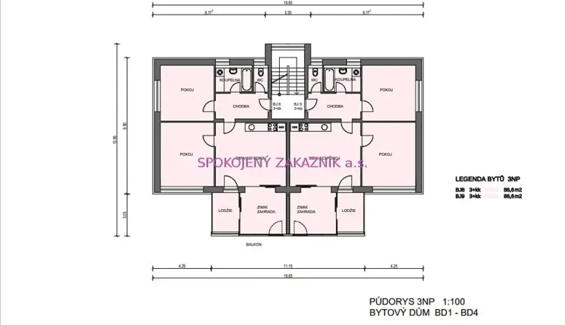Prodej bytu 2+kk, Nový Bor, 86 m2