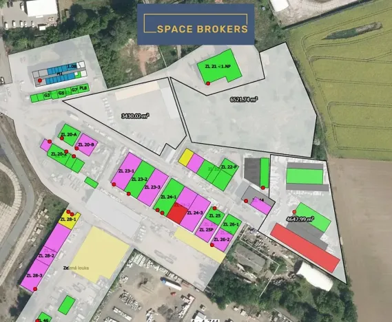 Pronájem skladu, Pardubice, 350 m2