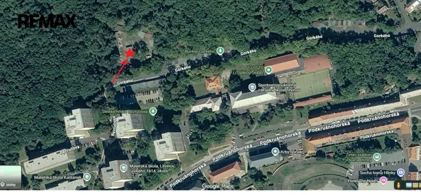 Pronájem garáže, Litvínov, Gorkého, 24 m2