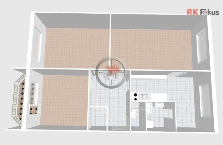 Pronájem bytu 3+1, Třebíč - Horka-Domky, Čeloudova, 77 m2