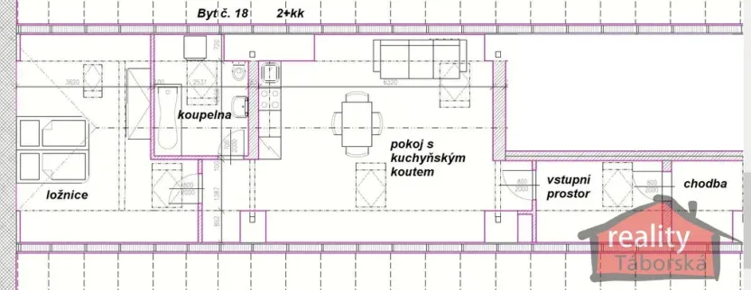 Prodej bytu 2+kk, Nupaky, Nupacká, 82 m2