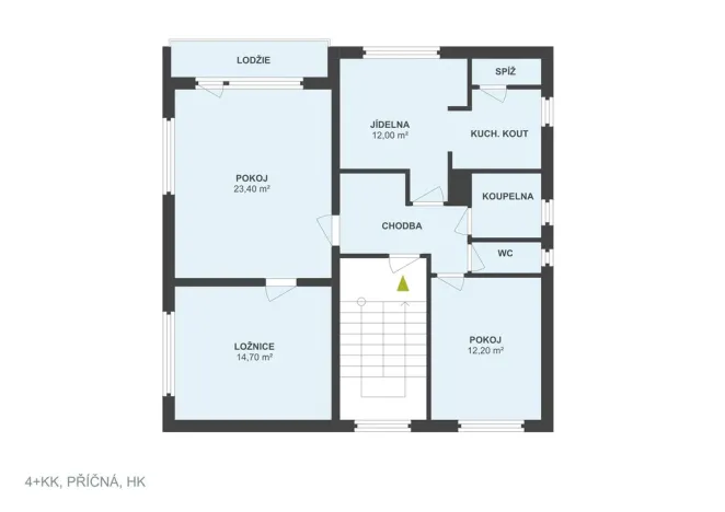 Pronájem ubytování, Hradec Králové, Příčná, 140 m2
