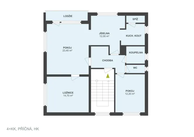 Pronájem ubytování, Hradec Králové, Příčná, 140 m2