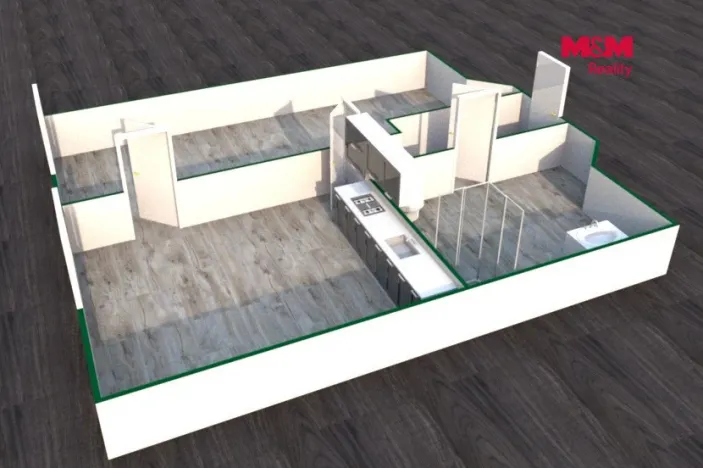 Pronájem bytu 1+1, Frýdek-Místek - Frýdek, Růžový pahorek, 28 m2