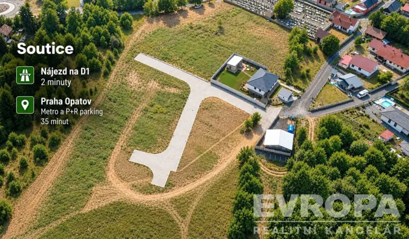 Prodej pozemku pro bydlení, Soutice, 1353 m2