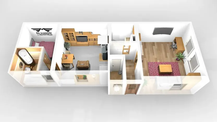 Pronájem rodinného domu, Řepín, Libeňská, 53 m2