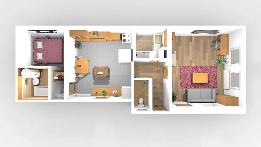 Pronájem rodinného domu, Řepín, Libeňská, 53 m2