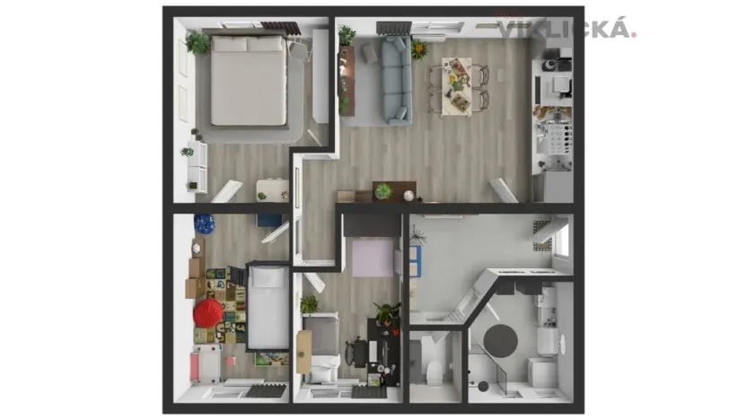 Prodej bytu 4+kk, Brno - Černovice, Spáčilova, 73 m2