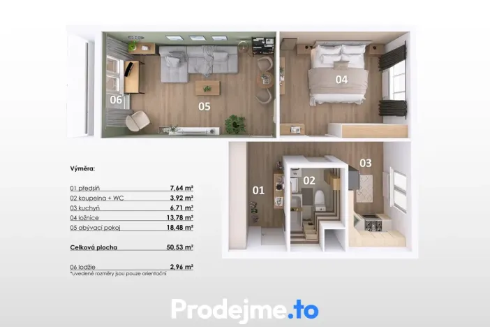 Prodej bytu 2+1, Praha - Strašnice, Vrátkovská, 57 m2