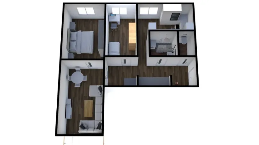 Pronájem bytu 3+1, Týn nad Vltavou, Hlinecká, 72 m2