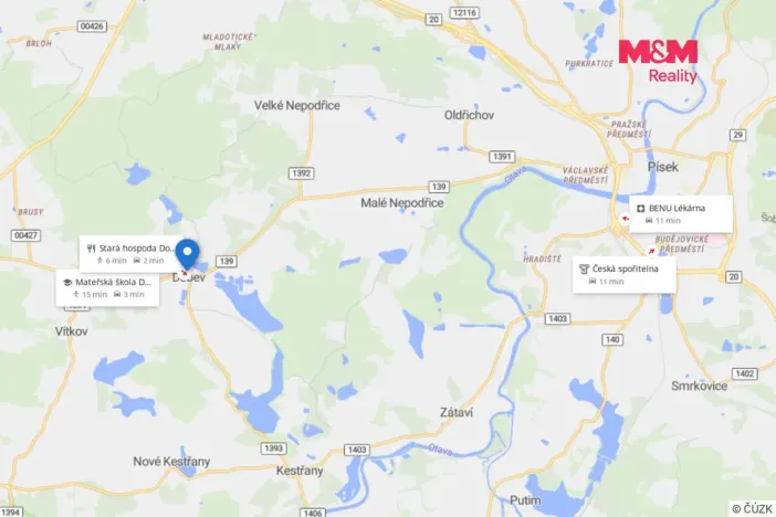 Prodej bytu 3+1, Dobev - Stará Dobev, 73 m2