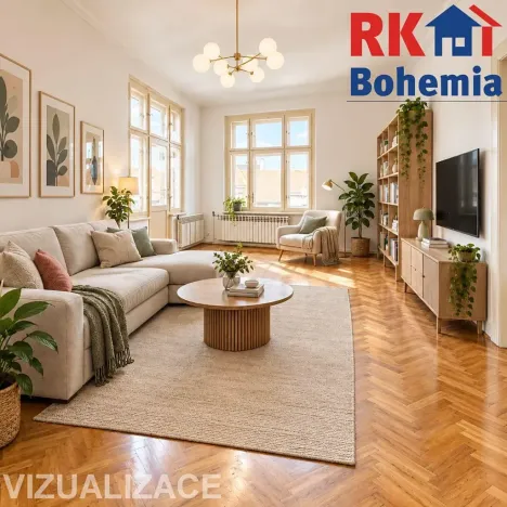 Prodej bytu 3+1, Praha - Bubeneč, Čechova, 125 m2