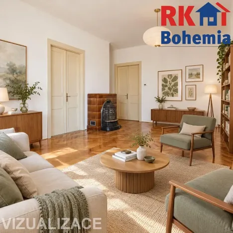Prodej bytu 3+1, Praha - Bubeneč, Čechova, 125 m2