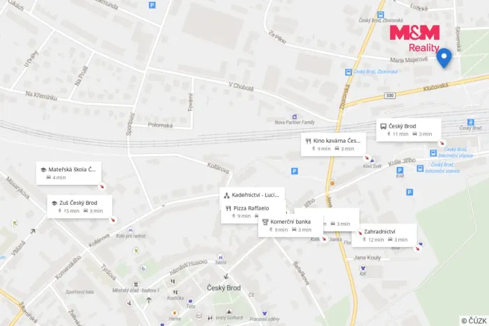 Pronájem bytu 2+1, Český Brod, Marie Majerové, 74 m2