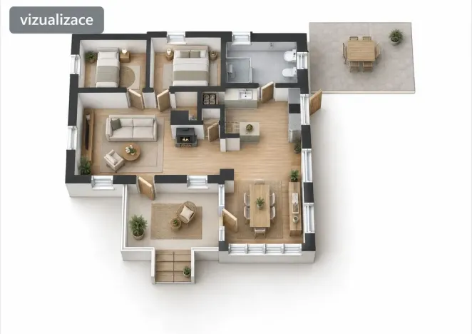 Prodej chaty, Ptení, 110 m2