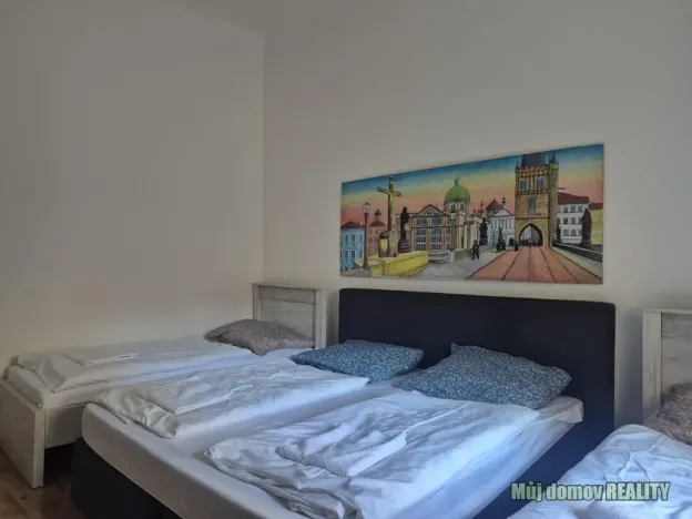 Pronájem bytu 1+1, Praha - Karlín, Křižíkova, 39 m2