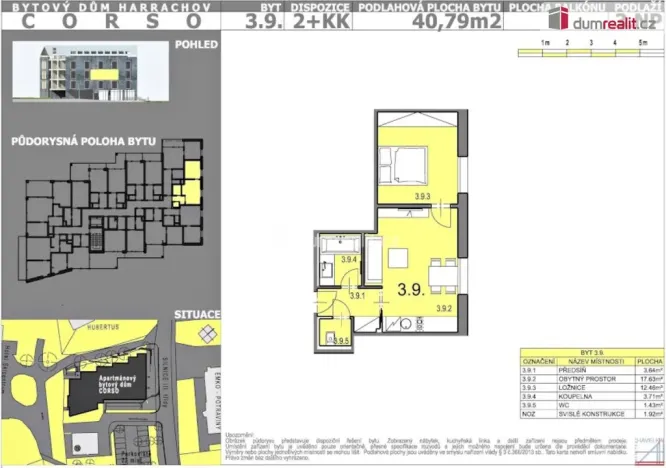 Prodej bytu 2+kk, Harrachov, 40 m2