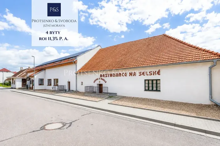 Prodej činžovního domu, Dobšice, Lahoferova, 866 m2
