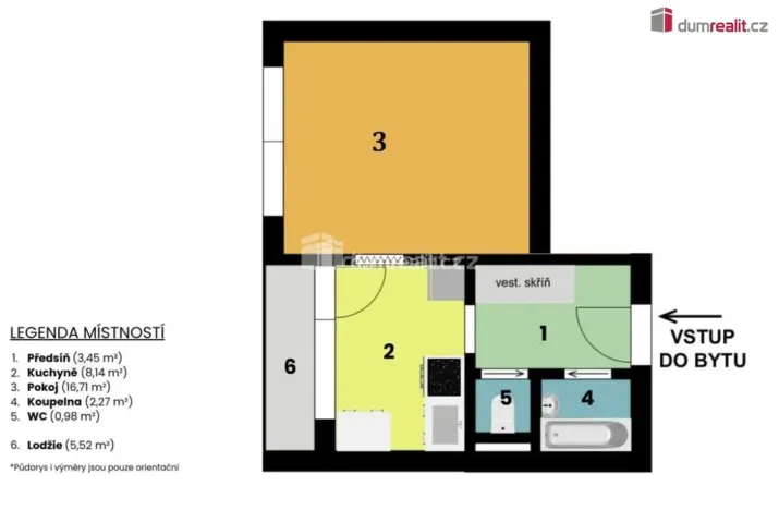 Prodej bytu 1+1, Roudnice nad Labem, Alej 17. listopadu, 27 m2