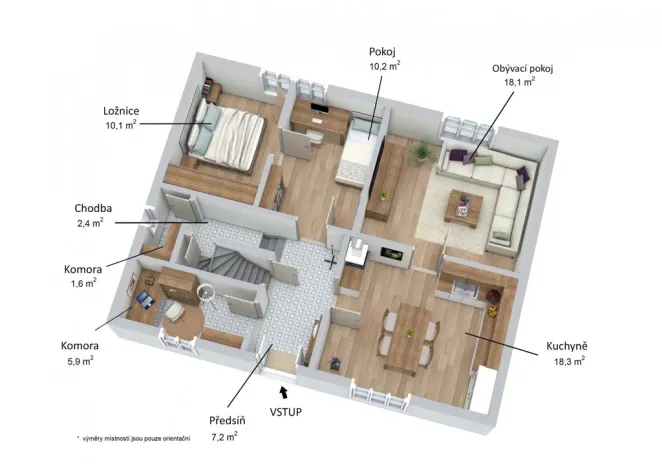 Prodej rodinného domu, Senomaty, Nádražní, 73 m2