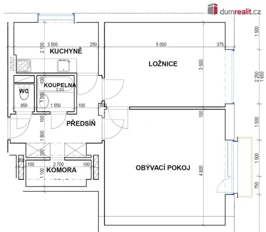 Pronájem bytu 2+1, Praha - Dejvice, Na Zavadilce, 64 m2