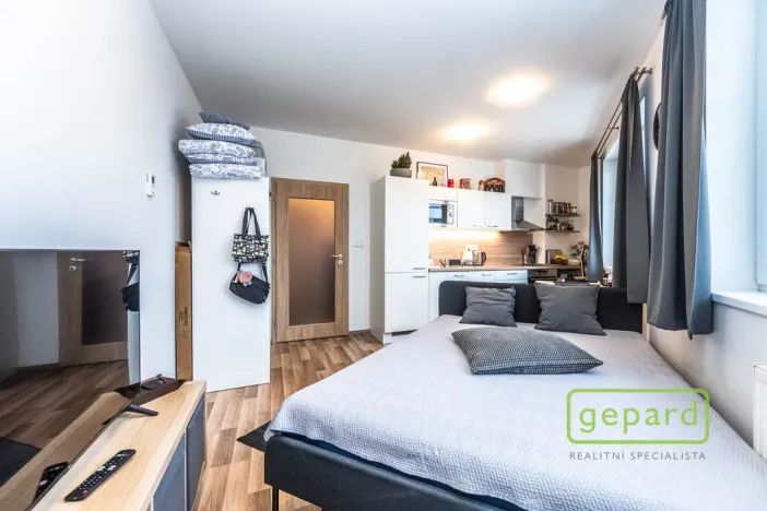Pronájem bytu 1+kk, Praha, Ke kříži, 26 m2